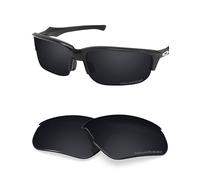 BLAZERBUCK Lenti di ricambio polarizzate per occhiali da sole Oakley Flak Beta OO9363/Flak Beta Asian Fit OO9372, Nero Polarizzato, Fit Flak Beta OO9363 64 mm