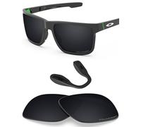 BlazerBuck Lenti polarizzate anti-sale e naselli per occhiali da sole Oakley Crossrange OO9361, Nero Polarizzato, 0