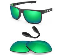 BLAZERBUCK Lenti polarizzate anti-sale e nasello per occhiali da sole Oakley Crossrange OO9361/Crossrange Asian Fit OO9371, Verde Smeraldo Polarizzato, Fit Crossrange OO9361 57mm