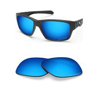 BlazerBuck Lenti polarizzate di ricambio per Oakley Jupiter Squared OO9135, Ice Blue - Polarizzato, 0