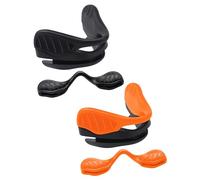 BLAZERBUCK Naselli di ricambio per occhiali da sole Oakley EVZero Path/EVZero Pitch/EVZero Range/EVZero Blades, nero e arancione, 0