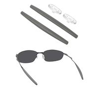 BLAZERBUCK Ricambio Earsocks & Nose Piece per Oakley Whisker Sunglass - Grigio