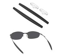 BlazerBuck Ricambio Earsocks & Nose Piece per Oakley Whisker Sunglass, Nero , Taglia unica