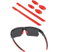 BLAZERBUCK Sock Kits - Auricolari e naselli per occhiali da sole Oakley Bisphaera OO9400, colore: Rosso