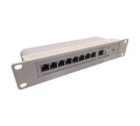 Blazin3D - Supporto rack di rete per switch POE Ubiquiti Flex 2.5G USW-Flex-2.5G-8-PoE, 25,4 cm, colore: Nero