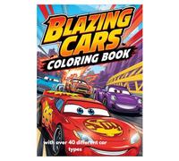 Blazing cars coloring book