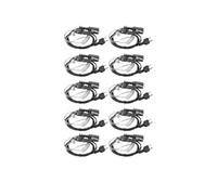 BLBGKHKKVD EAI001 auricolare acustico a tubo nascosto a 2 pin for microfono PTT adatto for ICOM for Cobra for Motorola for Uniden for Vertex for Midland(10pcs)