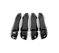 BLBNEZBZTY maniglia per porta posteriore Copertura per maniglia portiera auto con trama in fibra di carbonio/stile nero Per Civic LHD di decima generazione 2016-2020( A Black)