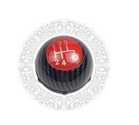 BLBNEZBZTY Pomelli del cambio per auto Per 500 2012 2013 2014 2015 2016 2017 2018 5 Velocità 6 Velocità Styling Pomello Cambio Leva Cambio pomello del cambio Palla di Mano( 5 Speed Carbon 2)