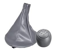 BLBNEZBZTY Pomelli del cambio per auto Per 500 500c 2007-2013 Per Panda 2003-2012 5 Velocità Auto Leva Del Pomello Del Cambio Penna Stick Gaitor Boot Copertura Antipolvere( Gear Knob Gaiter)