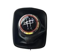 BLBNEZBZTY Pomelli del cambio per auto Per A3 Per S3 Per 8P Per Sportback Pomello Del Cambio Manuale MT A 5 Marce E 6 Marce Con Pomello In Pelle Rosso( 5 Speed)