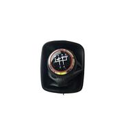 BLBNEZBZTY Pomelli del cambio per auto Per A3 S3 8P per Sportback 5 6 Marce Manuale MT Pomello del cambio per auto con pomello in pelle Tappi rossi Styling( 5 Speed)