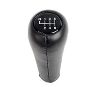 BLBNEZBZTY Pomelli del cambio per auto Per BMW Per 1 3 5 Serie 6 E30 E32 E34 E36 E38 E39 E46 E53 E60 E63 E83 E84 E90 E91 Auto 5 6 Velocità Pomello del cambio in pelle con bastone(6 Speed12)