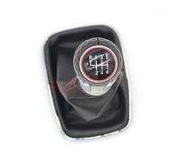 BLBNEZBZTY Pomelli del cambio per auto Per Per Golf 4 Per Mk4 Per Gti Per R32 Per Bora Per Jetta 5/6 Marce Pomello del cambio con cornice nera Cuffia leva cambio 1999-2004