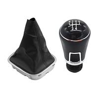 BLBNEZBZTY Pomelli del cambio per auto Per VW Per POLO 6C 2011 2012 2013 2014 2015 2016 2017 2018 2019 5/6 Velocità Auto Leva Del Pomello Del Cambio Gaitor Boot copertura( 5 Speed Case4)