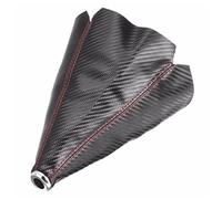 BLBNEZBZTY Pomelli del cambio per auto Pomello del cambio manuale pelle fibra carbonio ghetta, linea copertura bagagliaio cambio automatico testa della manopola cambio per auto(1)
