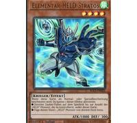 BLC1-DE022 - Elementar-HELD Stratos - Ultra Rare - 1a edizione - Tedesco - Battles of Legends: Chapter 1 - con protezione MZTCG Yugioh