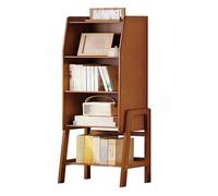 BLCKTIGR 4 Livell libreria Dietro la Porta，Moderna libreria salvaspazio，massello scaffale di stoccaggio Giocattolo， per Camera da Letto、Soggiorno、 Casa、Ufficio