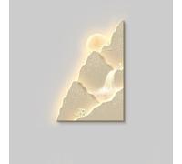 BLCKTIGR Landscape Wall Art, Arte a Parete LED 3D con Luce Decorazione Montagna e Cascata, Applique da Parete Senza Sfarfallio Bassa Tensione Sicura per Soggiorno Camera(C,90 * 135cm/35.43 * 53.15in)