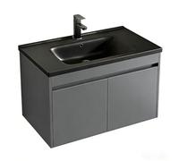 BLCKTIGR Mobile da Bagno con Ante，Stile Moderno Mobile da Bagno ，Mobile lavabo Bagno Grande capacità di Stoccaggio，per Spazi Ridotti、Soggiorno、Bagno(24in)