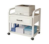 BLCKTIGR Porta Stampante con cassetto portaoggetti，Supporto per Monitor Accessori scrivania，Supporto Monitor sotto Scrivania ，per Ufficio e casa Ufficio e Scuola(Drawer)