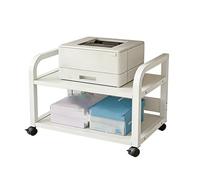 BLCKTIGR Porta Stampante con cassetto portaoggetti，Supporto per Monitor Accessori scrivania，Supporto Monitor sotto Scrivania ，per Ufficio e casa Ufficio e Scuola(Double Layer)