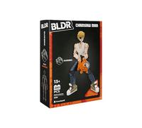 BLDR Chainsaw Man Denji e Pochita Building Set - Action Figure articolate costruibili da 24,9 cm e 5,1 cm, 0078