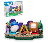 BLDR Squishmallows 0050 - Set da 246 pezzi per campeggio e avventure, include Squishmallows Buildable Figure Cam e Benny