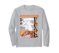Bleach Ichigo Kurosaki Mangazine Cover Collage Anime Maglia a Manica