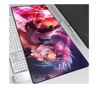 bleach Kurosaki Ichigo Tappetino Mouse Gaming, Grande Anime Mouse Pad XXL 900x400mm Confortevole, Lavabile, 3mm Antiscivolo Tappetino Scrivania Supporto per Ufficio Computer, Adatto per computer e PC, E