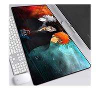 bleach Kurosaki Ichigo Tappetino Mouse Gaming, Grande Anime Mouse Pad XXL 900x400mm Confortevole, Lavabile, 3mm Antiscivolo Tappetino Scrivania Supporto per Ufficio Computer, Adatto per computer e PC, A