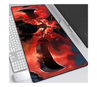 bleach Kurosaki Ichigo Tappetino Mouse Gaming, Grande Anime Mouse Pad XXL 900x400mm Confortevole, Lavabile, 3mm Antiscivolo Tappetino Scrivania Supporto per Ufficio Computer, Adatto per computer e PC, F