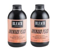 BLEACH LONDON Awkward Peach - Tintura per capelli semi-permanente (2 pezzi), color oro pesca pastello, vegana, cruelty free, tintura temporanea per capelli, 150 ml x 2