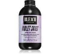 Bleach London Violet Skies Colour - Colore per capelli semi-permanente, rosa brillante, vegano, cruelty free, vibrante, crema temporanea per capelli, 150 ml