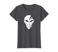 Bleach Maschera Vuota Maglietta, Donna, Grigio Scuro, XS
