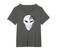 Bleach Maschera Vuota Maglietta, Donna Plus-Size, Asfalto, 5X