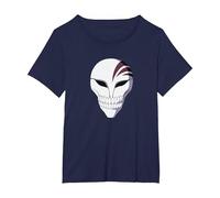 Bleach Maschera Vuota Maglietta, Donna Plus-Size, Navy, 2X