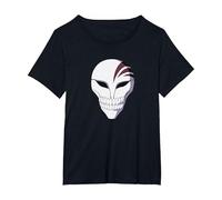 Bleach Maschera Vuota Maglietta, Donna Plus-Size, Nero, 2X