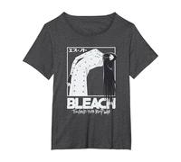 Bleach: Thousand-Year Blood War As Nodt Creepy Pose Anime Maglietta, Donna Plus-Size, Grigio Scuro, 1X