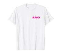 Bleach Thousand Year Blood War Testo Rosa Maglietta, Uomo, Bianco, XXL