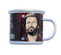 Blechwarenfabrik Braunschweig Bud Spencer The Legend EBB03, tazza smaltata, mult