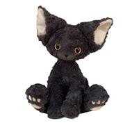 bleck cat animale ripieno - Bambola giocattolo e peluche da 30 cm | Simpatico peluche a forma di gatto dei cartoni animati per ornamento del divano, ottimo regalo per bambini, adolescenti e amanti dei