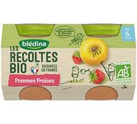 Blédina Les Récerntes Bio 2 piccole pentole Mele fragole 260 g