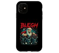 Blegh Sleigher Claus Metal Blegh Krampus Natale Custodia per iPhone 11