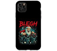 Blegh Sleigher Claus Metal Blegh Krampus Natale Custodia per iPhone 11 Pro Max