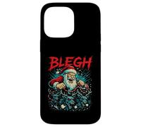 Blegh Sleigher Claus Metal Blegh Krampus Natale Custodia per iPhone 14 Pro Max