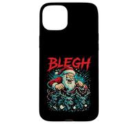 Blegh Sleigher Claus Metal Blegh Krampus Natale Custodia per iPhone 15 Plus
