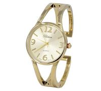 Blekon Collections - Orologio analogico al quarzo, da donna, elegante, con cassa da 33 mm, stile casual, Oro, Small, elegante, casual