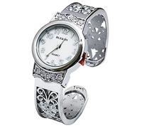 Blekon Collections - Orologio da donna al quarzo giapponese, cassa 28 mm, design elegante, Argento, Small, Movimento al quarzo