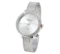 Blekon Collections - Orologio da donna alla moda, lunetta con strass da 32 mm e bracciale semi-polsino, un elegante orologio con un'eleganza radiosa, perfetto per una moda senza sforzo e una
